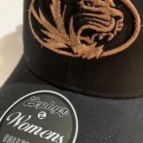 Missouri Tigers Mizzou Women's Adjustable Snapback Hat New - Picture 2 of 8